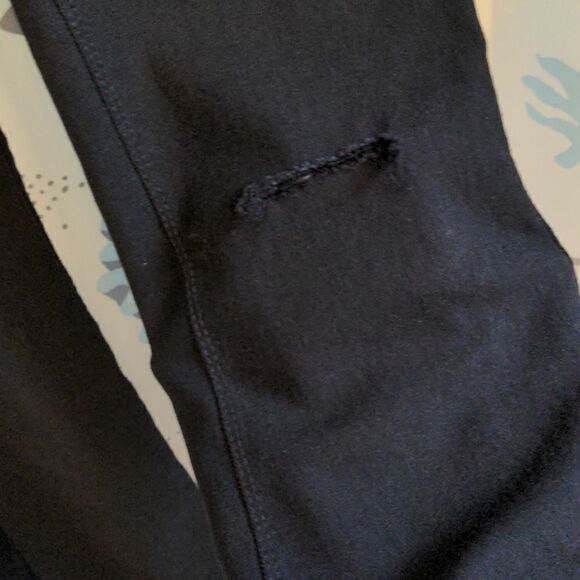2 for $20 Fit and Flare Distressed Black Stretch Flamenco Jeggings Sz S-M - Picture 6 of 8